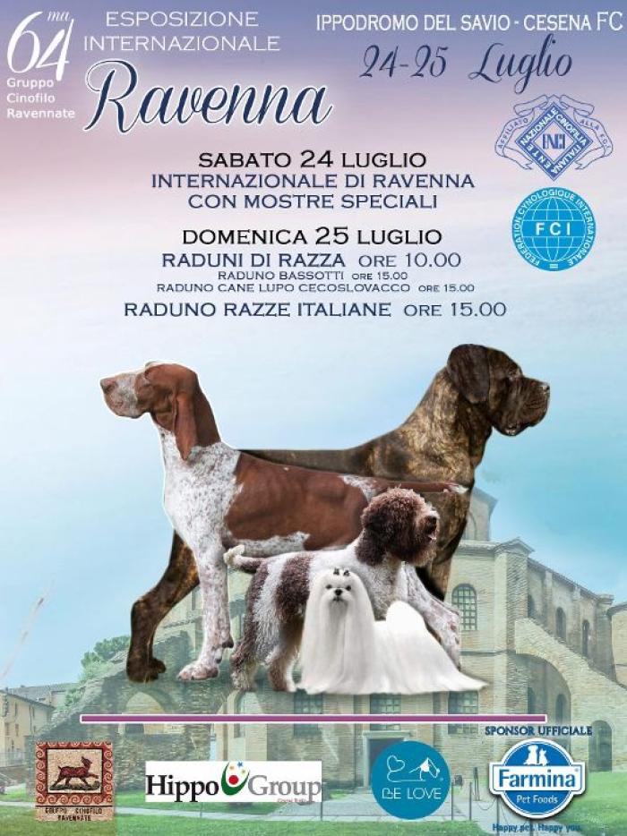 Cesena, serata dedicata al 64°  International Dog Show di Ravenna